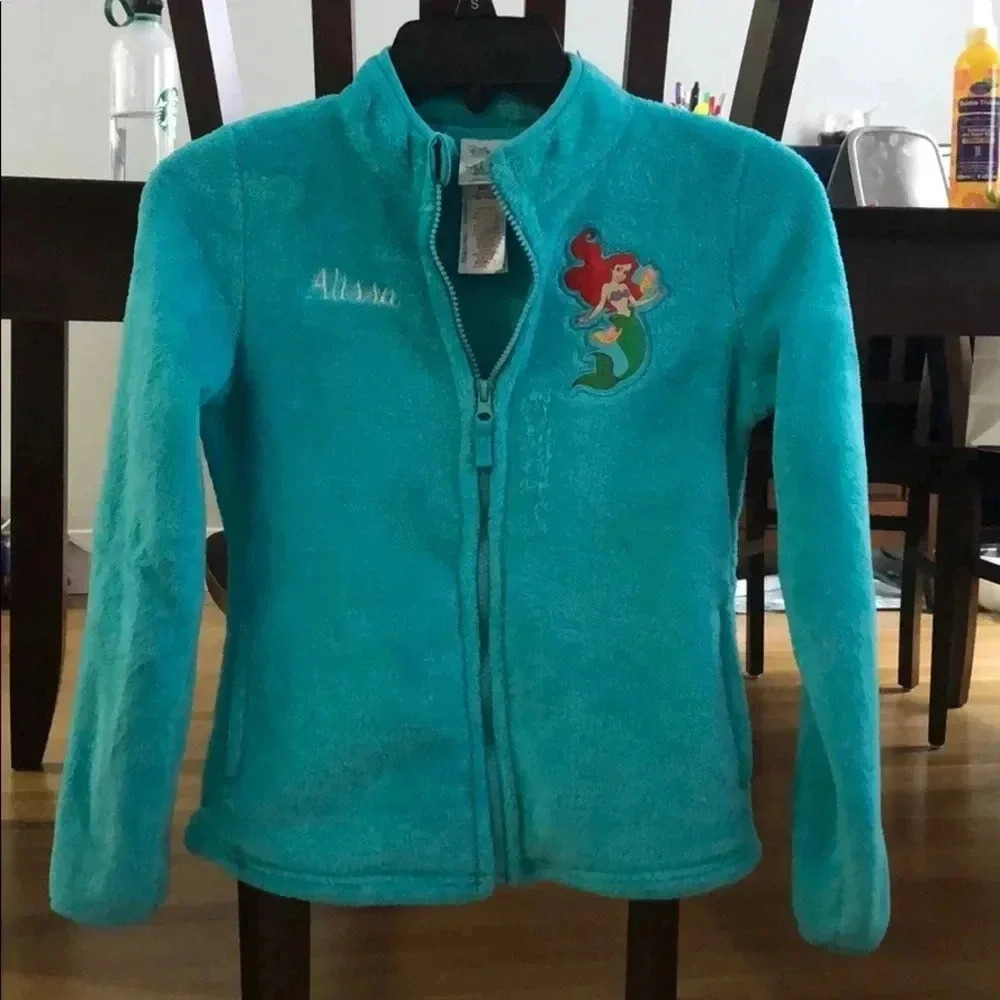 Disney Ariel personalized fleece jacket - Alissa